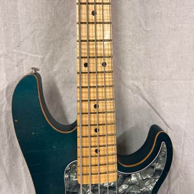 G&L Kiloton 5 2024 - Lake Placid Blue Nitrocellulose Lacquer Medium Aged image 3