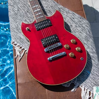 Late 1970's Yamaha SG-500 - Trans Red Finish - Made in Japan - Pro Set Up w Perfect Frets/Action/Intonation - Demo Video image 1