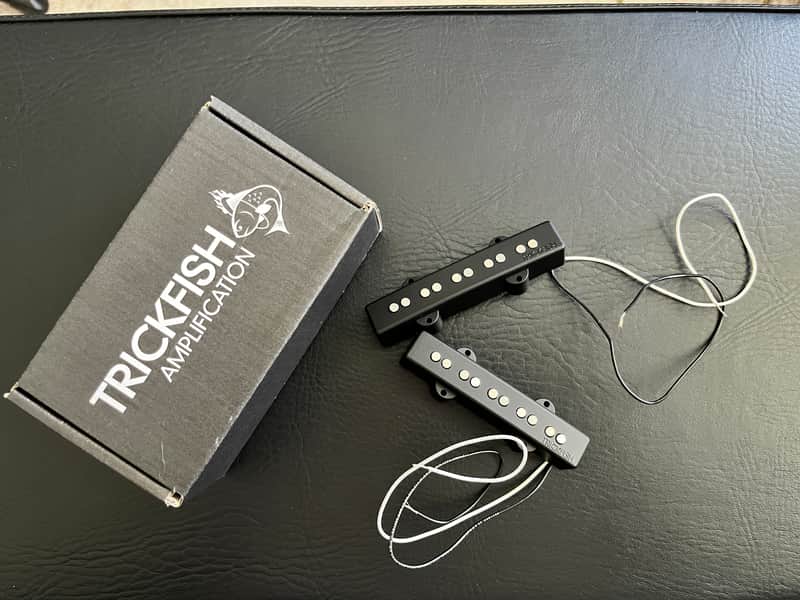 Trickfish 5 String Split Coil Jazz Bass® Pickup Set for Fender® American Standard® - 18mm String Spacing image 1