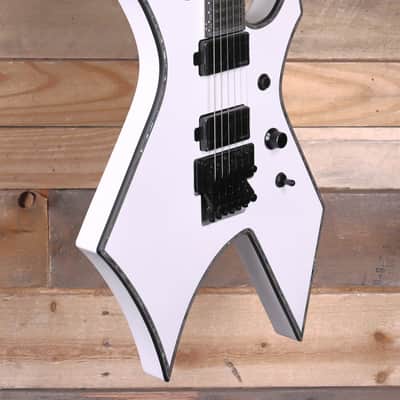 BC Rich Warlock Extreme Electric Guitar Matte White w/ Floyd Rose image 2