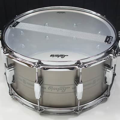Ludwig Heirloom Steel 7" x 14" Snare Drum LSTLS0714 image 5
