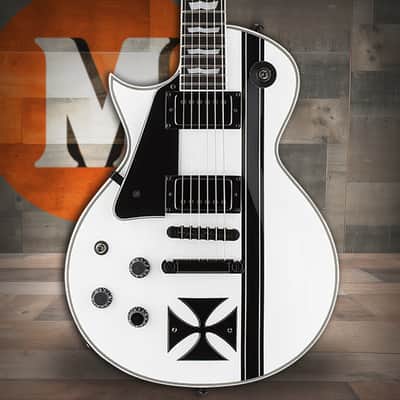 ESP LTD James Hetfield Iron Cross - Snow White LH (LIRONCROSSSWLH) image 1
