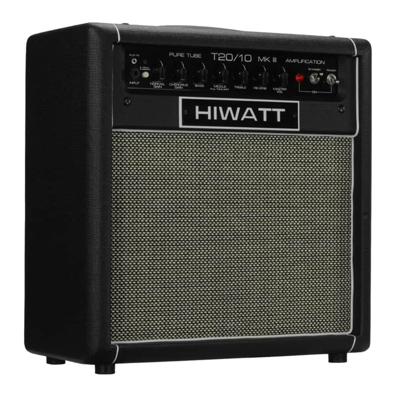 Hiwatt T-Series TB20/10 20/10-Watt 1x12 Tube Combo Amplifier - Black - Open Box image 1