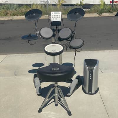 Roland HD-3 V-Drums Lite Electronic Drum Set 2010s - Black image 8