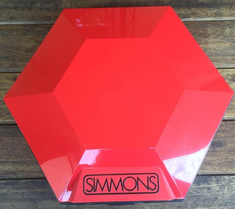 SIMMONS E-DRUM VINTAGE 80 PAD RED image 1