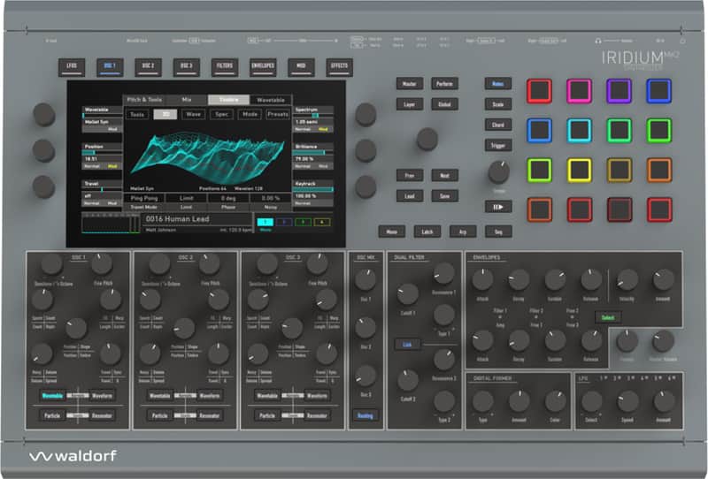 Waldorf Iridium MK2 Digital Polyphonic Desktop Synthesizer (IridiumModMk2d1) Bild 1