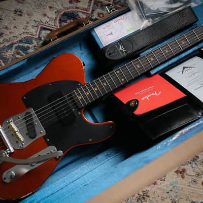 2024 Fender Custom Shop LTD 60s Tele Jazzmaster Bigsby Burnt Copper Relic image 2