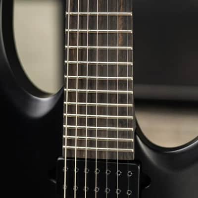 Ibanez K7YIN James "Munky" Shaffer Signature 7-String Electric Guitar - Matte Black with Gig Bag image 8