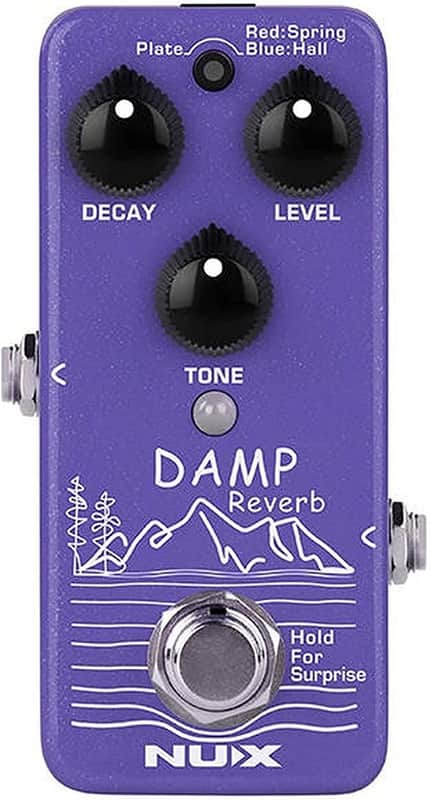 Mint NUX NRV-3 NUX Damp Reverb Guitar Effects Pedal with Plate, Spring, and Hall image 1