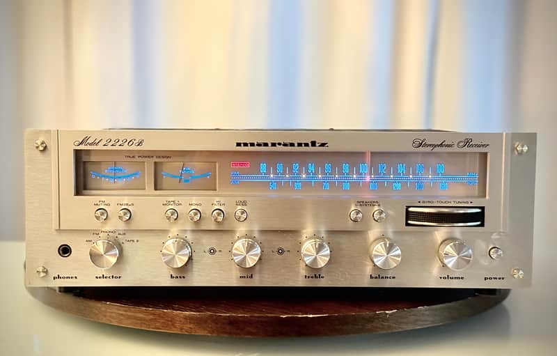 πΆβ¨ Marantz 2226B Vintage Stereo Receiver β Serviced/Cleaned, LED Dial Lights, Excellent Faceplate, Fully Tested image 1