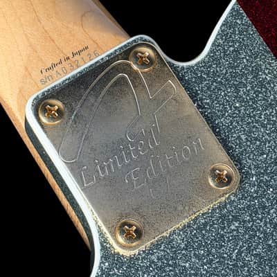1995-1998 Fender Telecaster Buck Owens Signature Crafted in Japan ~ Red, Silver & Blue Sparkle image 11