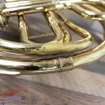 FOR PARTS OR REPAIR-CONN French Horn w/case image 9