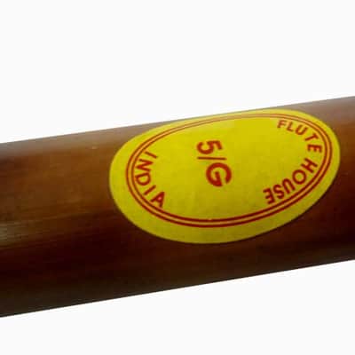 14-inch Indian Carnatic Venu Pulangoil Bamboo  Flute in 5/G Sruthi.  ALL TARIFF COSTS INCLUDED FOR USA image 4