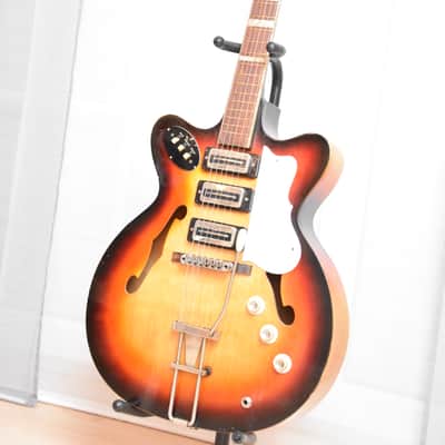 Hüttl Archtop – 1960s German Vintage Sharkfin Jazz Guitar / Gitarre image 3