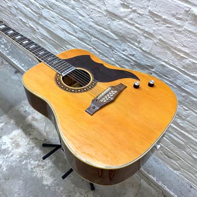 🎸 EKO RANGER 12 ELECTRA / 1974 / natural / acoustic guitar / vintage & rare image 16