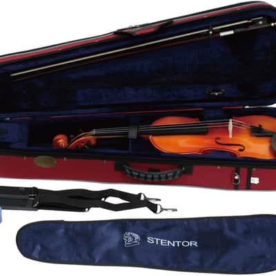 Stentor Violin 1500 Three Quarter Size 3/4 Student II Outfit w/ Case & Bow image 4