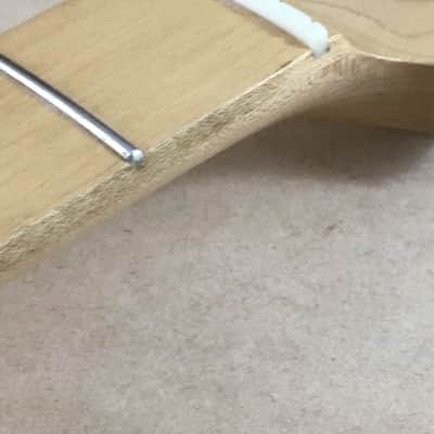 LEFTY Custom Vintage Fender Lic. Strat Neck Satin Nitro Lacquer Reverse Relic Bone Nut Loaded Stratocaster image 11