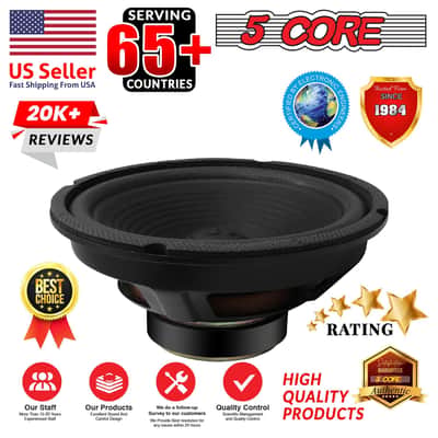 5Core 8 Inch Subwoofer Speaker 500W Peak 4 Ohm Replacement Car Bass Sub Woofer-2 PCS image 9