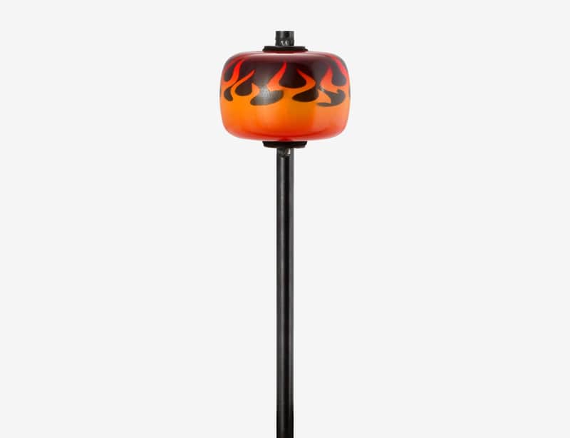 Danmar - 205FL - Bass Drum Beater - Hard Wood, Black Shaft/Flame image 1