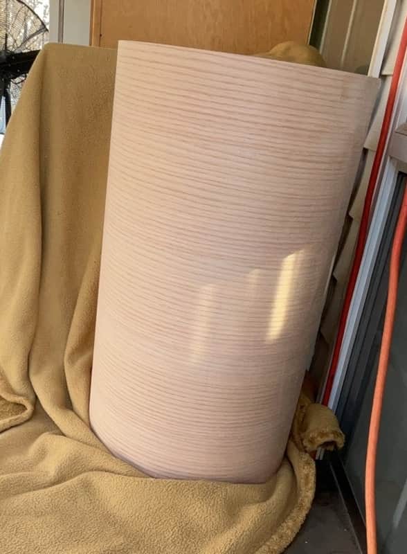 Keller Red Oak 8 ply 8"x14" drum shell. Bearing edges & snare bed available - raw image 1
