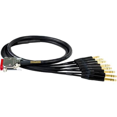 Mogami Gold 8-Channel DB25 to 1/4" TRS Analog Snake Cable (5') image 1