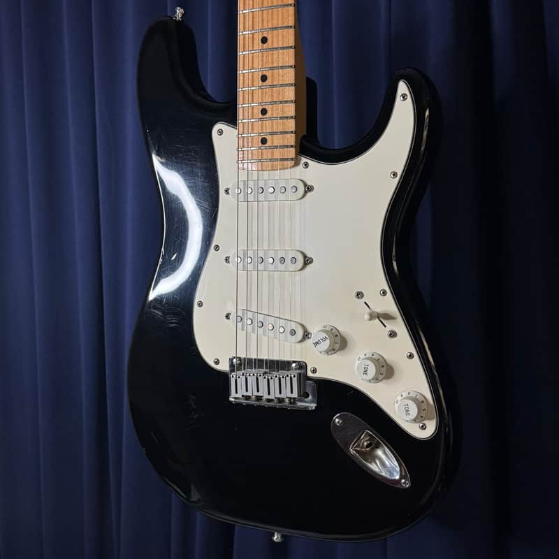 Immagine Fender American Standard Stratocaster with Maple Fretboard 1987 - Black - 1