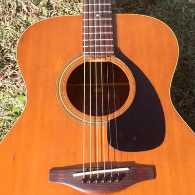 Yamaha FG 150 Red Label 000size Guitar Circa 1968 Natural+Chip Board case image 18