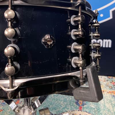 Mapex - 6x14" Black Panther Design Lab Jeff Hamilton "Cherry Bomb" Snare Drum, Piano Black image 13
