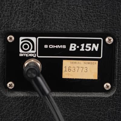 1977 Ampeg B-15N Fliptop Portaflex Bass Guitar Amplifier #59074 image 20