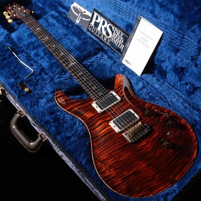 Paul Reed Smith (PRS) 2015 Wood Library P24 Trem Orange Tiger Pattern Regular Neck [15 221287] (05/07) image 14
