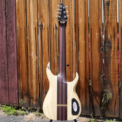 Schecter DIAMOND SERIES KM-7 MkIII Artist Keith Merrow Gold Top Left Handed 7-String w/ Molded Hard Case image 3
