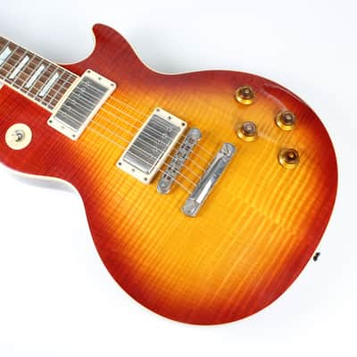2004 Vintage Gibson Les Paul Standard Premium Plus Cherry Burst AAA Maple Flame Top ~Good Wood Era~ +OHSC USA image 7