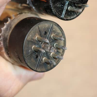 Vintage Original 1965 1966 Fender Blackface RCA 6L6 Tubes - No Tariffs image 4