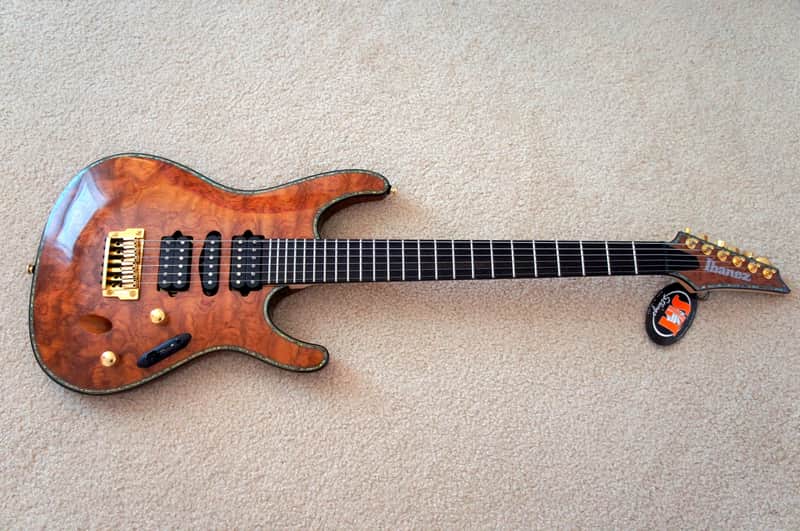 Ibanez SIX70FDBG Iron Label S Series Natural Bubinga B-Stock | Reverb
