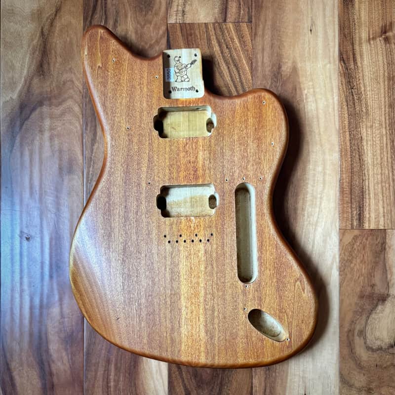 Warmoth Jazzcaster / Telemaster Offset Body - Natural image 1