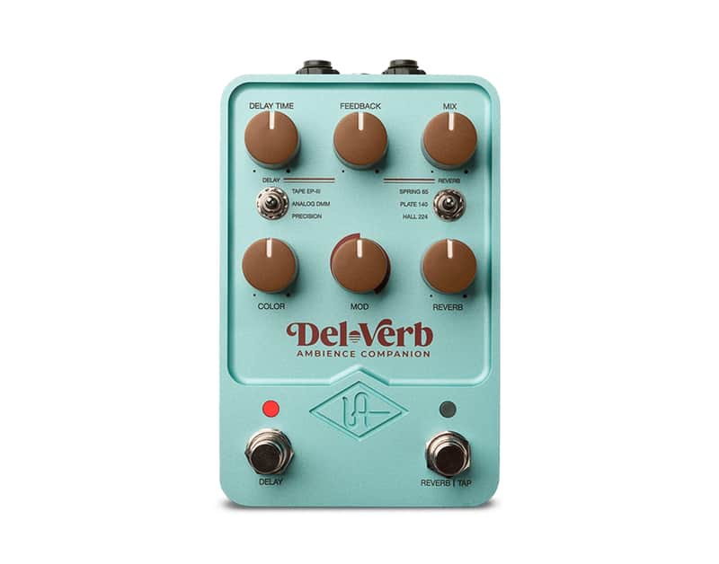 Universal Audio DEL-VERB Ambience Companion Reverb and Delay Pedal image 1