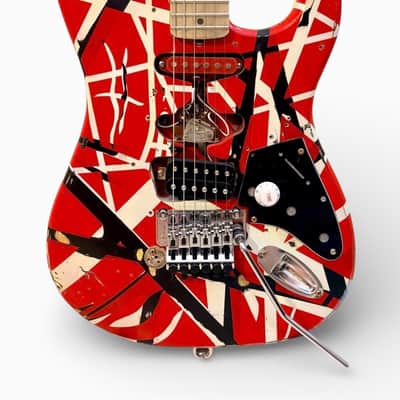 Eddie Van Halen Frankenstrat, Frankenstein Replica Guitar Build, not an EVH image 1