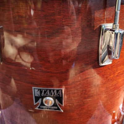 Tama Superstar Mahogany 3 Piece Shell Pack 1980's image 8