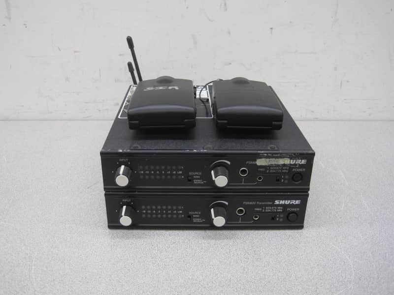 Shure PSM 600 Wireless IEM w/ P6R-HB Beltpack (629.975 & 634.775 MHz) & Adaptor image 1