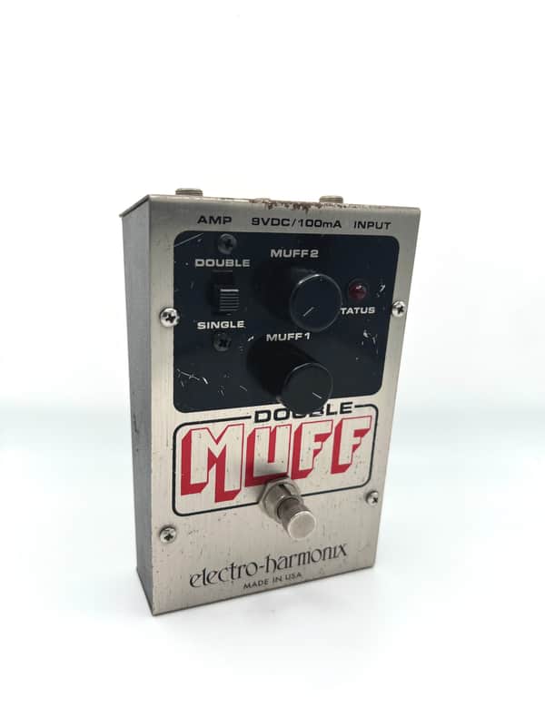 Electro-Harmonix Double Muff Fuzz / Overdrive 2000s - Black / Red / Gray image 1