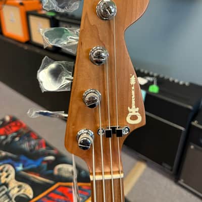 Charvel Charvel Pro-Mod San Dimas Bass PJ IV MAH – Satin Ferrari Red 2025 - Satin Ferrari Red image 4