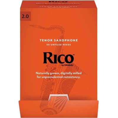 50 x Individually Sealed Rico Tenor Saxophone Reeds, 2 Strength - RKA0120-B50 image 2