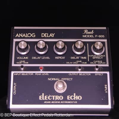 Pearl F-605 Electro Echo Analog Delay with MN3005 BBD s/n 512719 early 80's as used by the Mad Professor ( Studio 1 recordings ) image 4