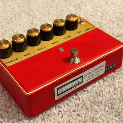 Shin's Music Mk-2 Overdrive/Preamp - Red Tolex image 1