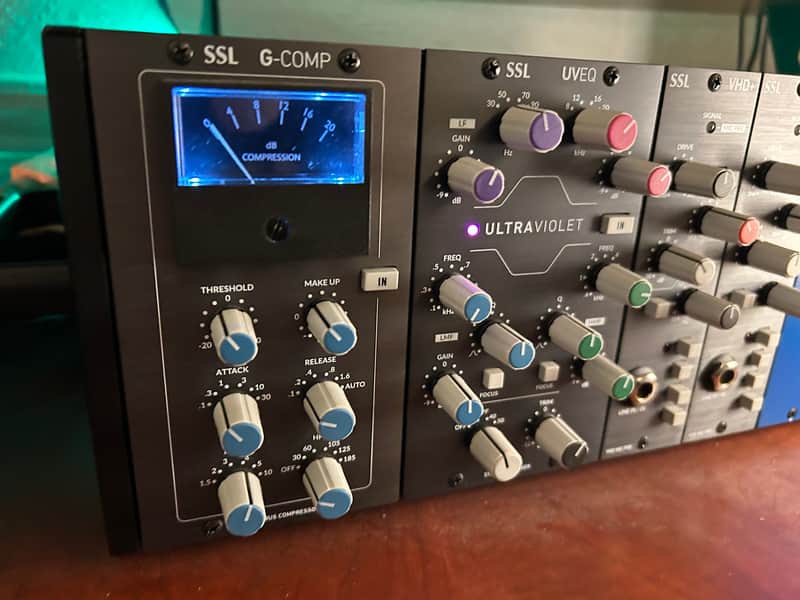 SSL HARDWARE RACK BUNDLE Solid State Logic G Bus Compressor, UV Eq, (2)VHD+ Pres, API Lunchbox image 1