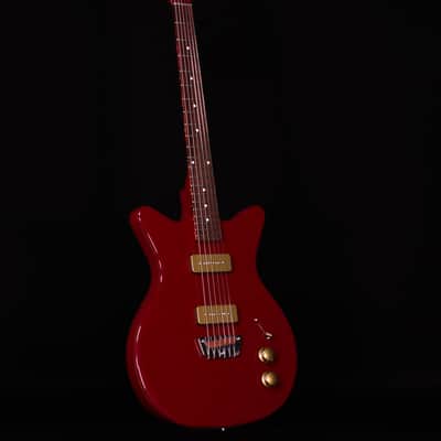 Danelectro Dan O. Mano Electric Guitar, Maroon image 8