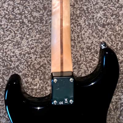 2008 Fender Standard Stratocaster  with Rosewood Fretboard black electric guitar image 11