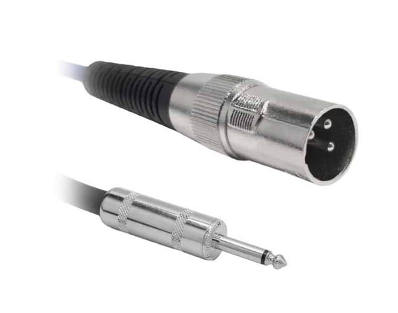 Tour Tough TPC164A XLR Male to 1/4" Mono Plug, Blue Cable 10 ft. image 1