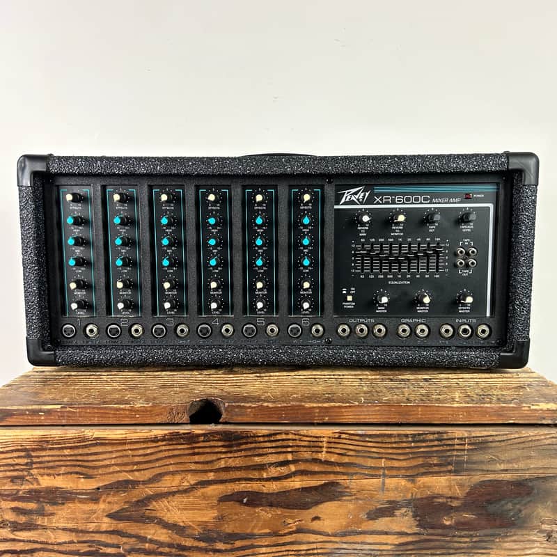 Peavey XR600C 6 Channel Mixer Amp - Black image 1