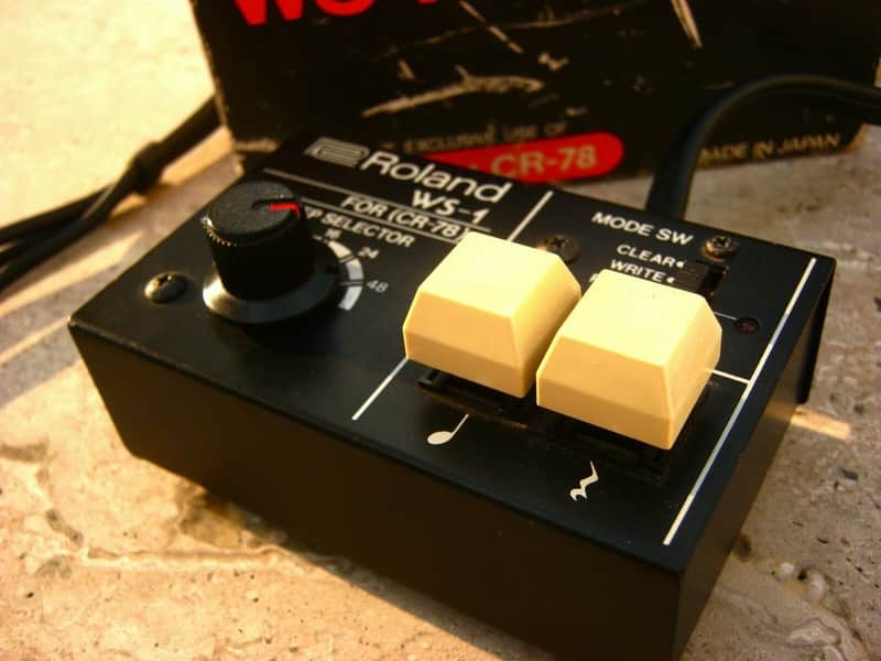 ✮ SUPERB !✮ BOXED ! ✮ ROLAND WS-1 Write Switch for CR-78 Drum Machines✮ ULTRA RARE + Essential ! image 1